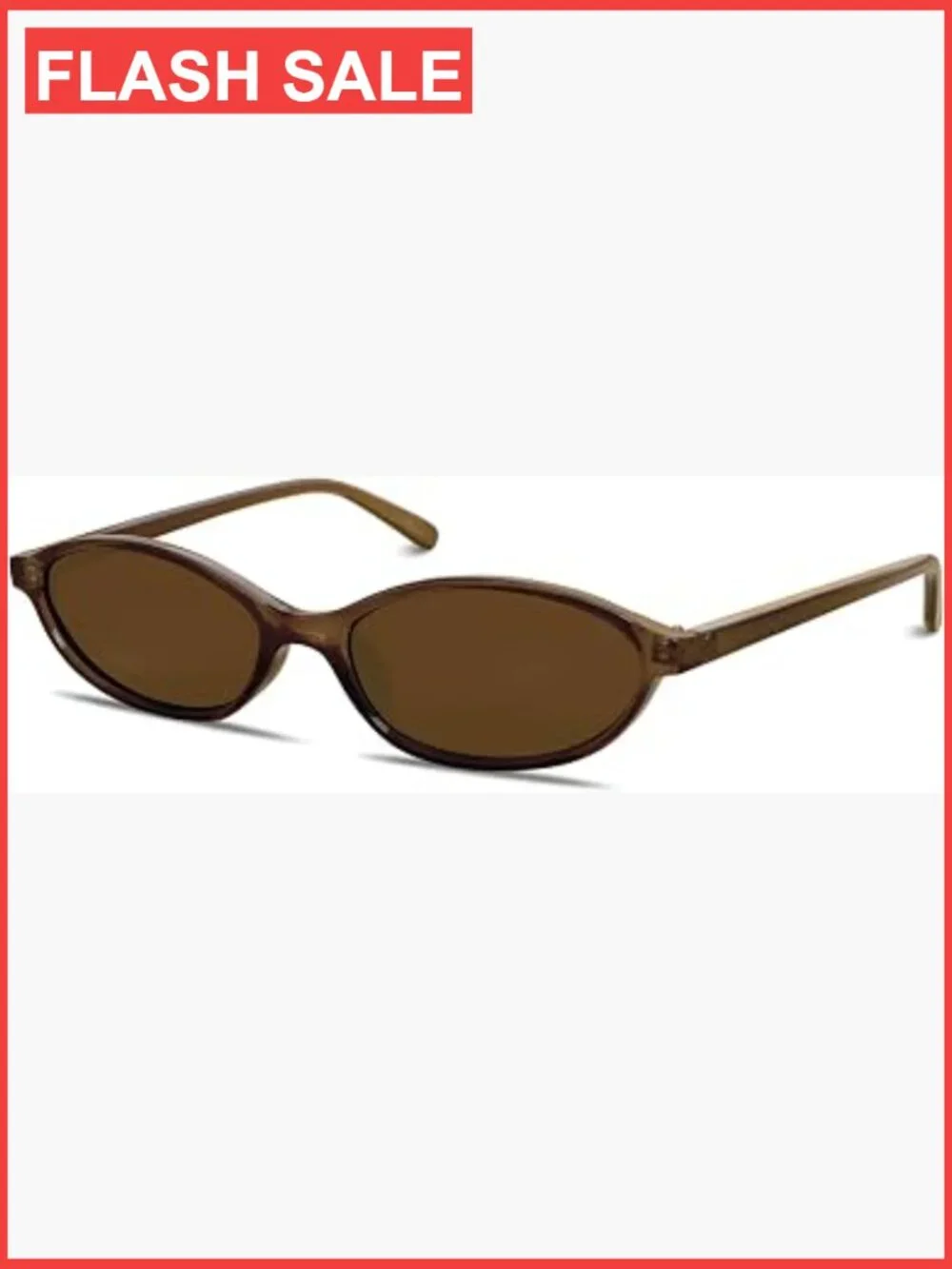 Retro Oval Cat Eye Sunglasses Women Lightweight 90s Sunnies Trendy UV Protection